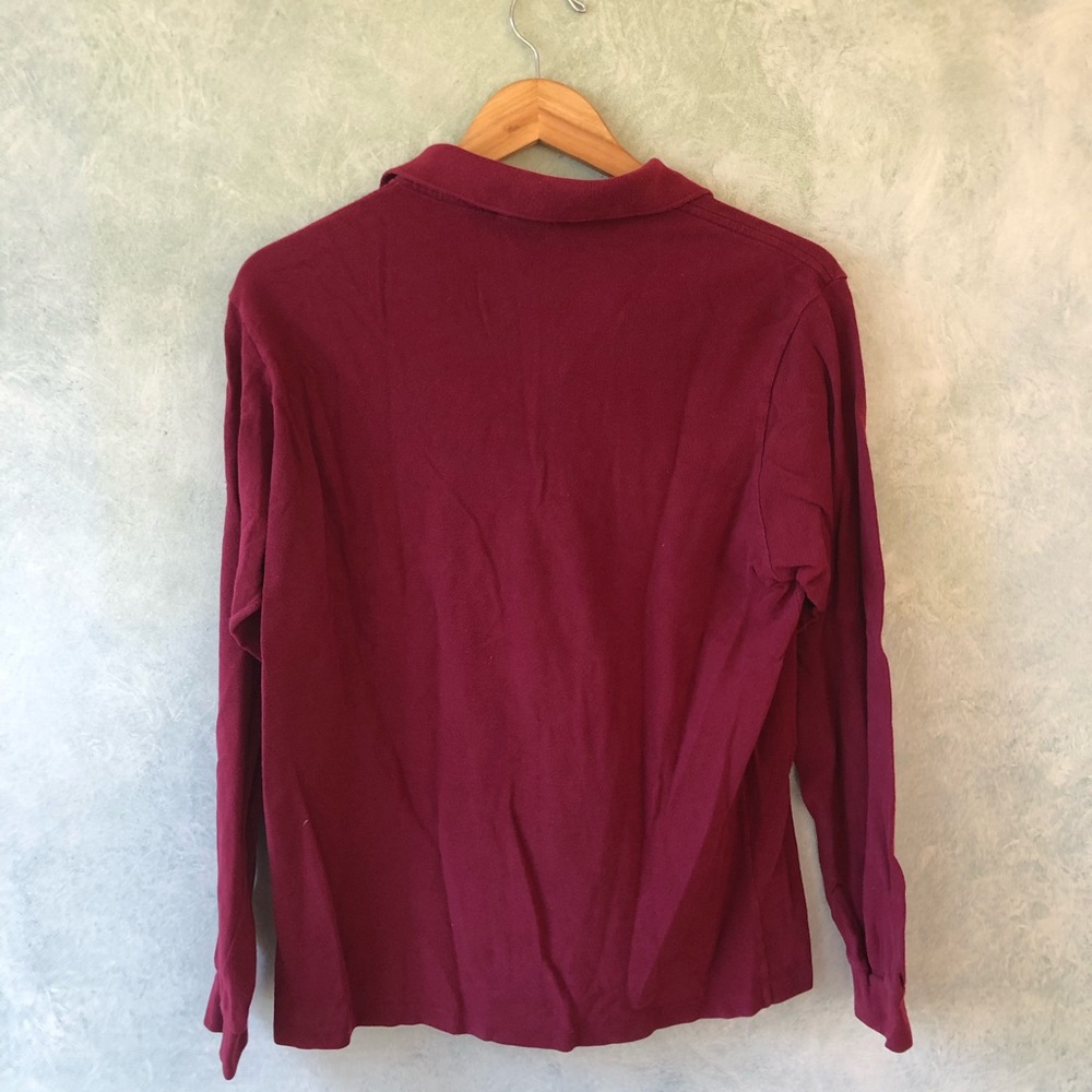 Lacoste men’s long sleeve polo shirt, size 5 - Picture 2 of 3